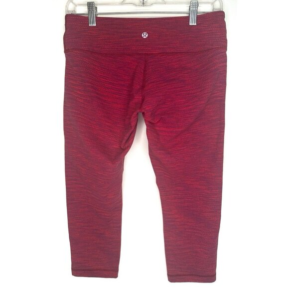Lululemon Red Leggings Size 8 - Picture 2 of 12